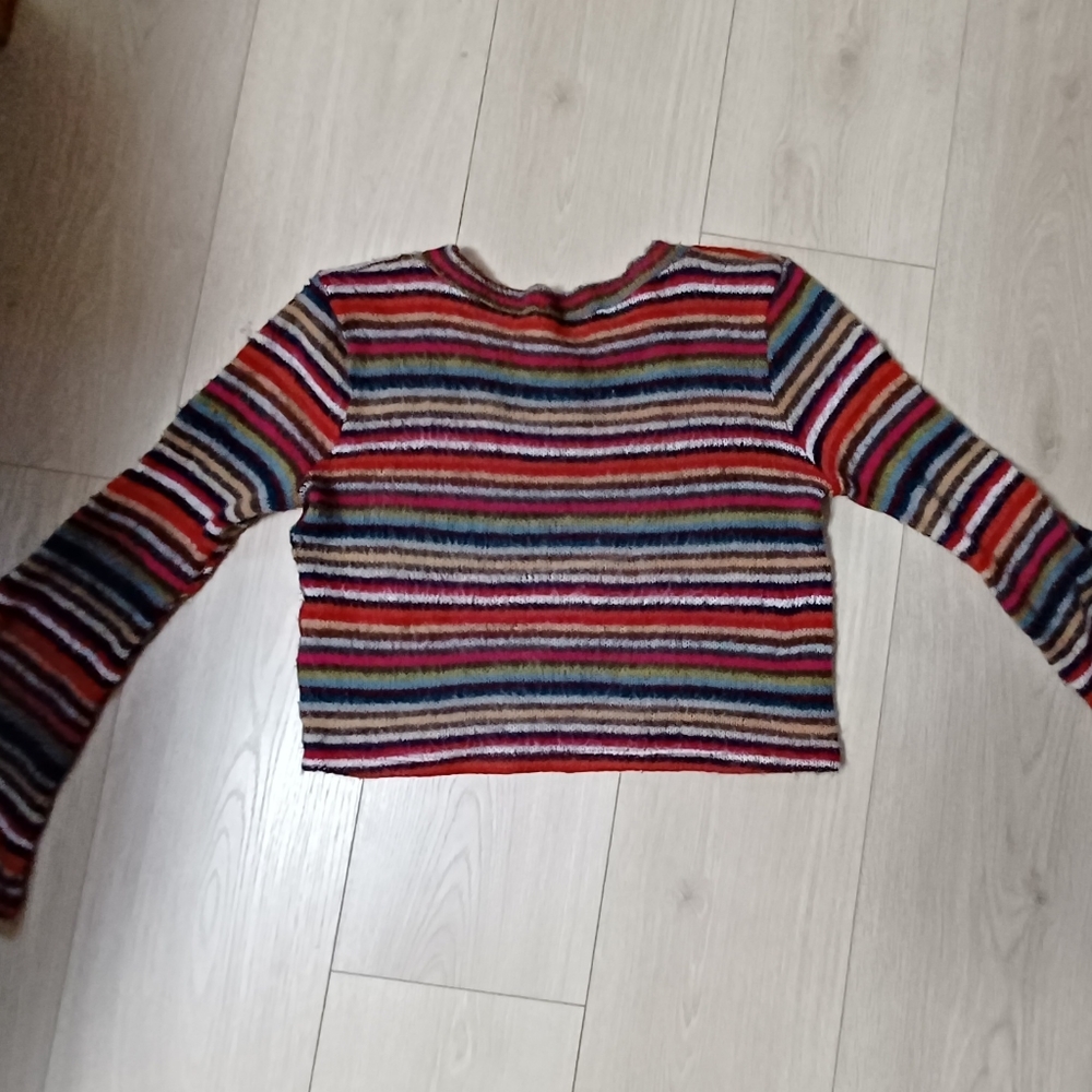 Sheer wool sweater